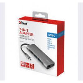 Адаптер с множество портове Trust Dalyx 7-in-1 23331, USB-C