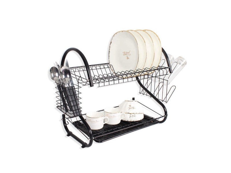 Black drying rack 43 cm MR-1025-43 Maestro MR-1025-43-BLACK – Maestro Продукти за дома