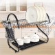 Black drying rack 43 cm MR-1025-43 Maestro MR-1025-43-BLACK – Maestro Продукти за дома