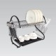Black drying rack 43 cm MR-1025-43 Maestro MR-1025-43-BLACK – Maestro Продукти за дома