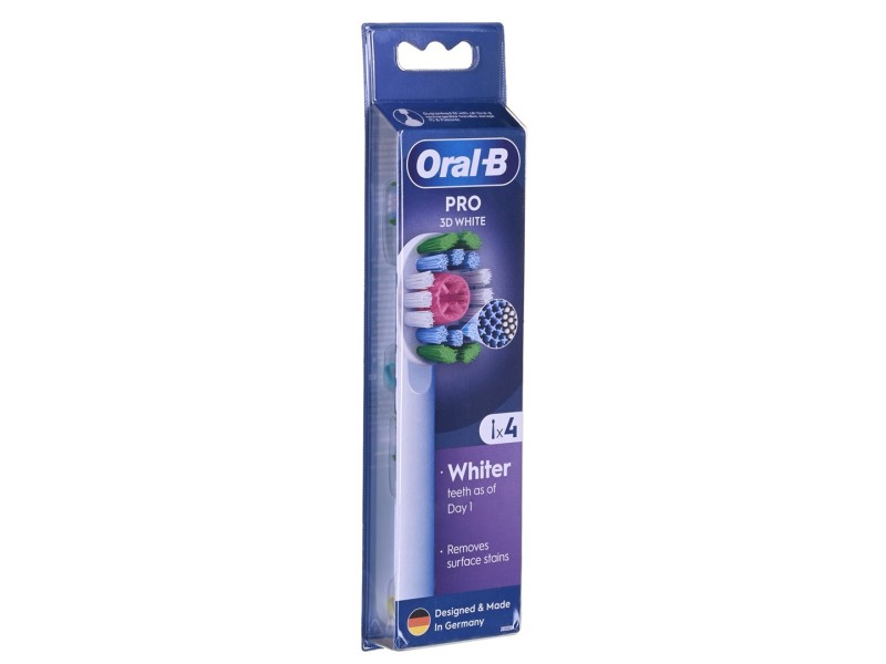 Braun EB 18-4 toothbrush head 4 pc(s) White EB18-4 – Braun Аксесоари за четки за зъби