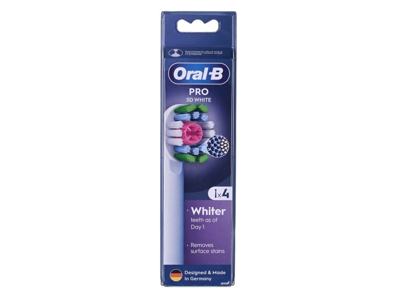 Braun EB 18-4 toothbrush head 4 pc(s) White EB18-4 – Braun Аксесоари за четки за зъби