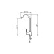 PYRAMIS BELLO PLUS carbon mixer 090 927 601 – PYRAMIS Кухненски смесители