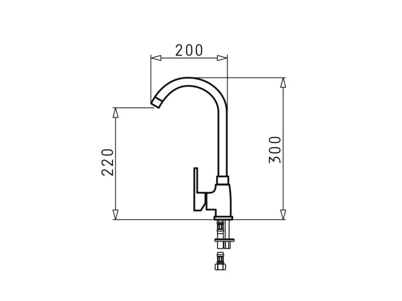 PYRAMIS BELLO granite grey concrete mixer 090923601 granit szary beton – PYRAMIS Кухненски смесители
