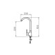 PYRAMIS BELLO granite grey concrete mixer 090923601 granit szary beton – PYRAMIS Кухненски смесители