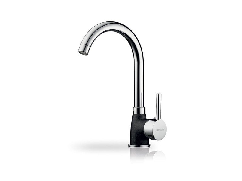 Pyramis Bello Duo Kitchen mixer 090927138 Granite, silver/black dotted 90927138 granit czarny – PYRAMIS Кухненски смесители