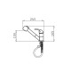Pyramis Fido Granit Kitchen mixer 090920138 black dotted 090 920 138 – PYRAMIS Кухненски смесители