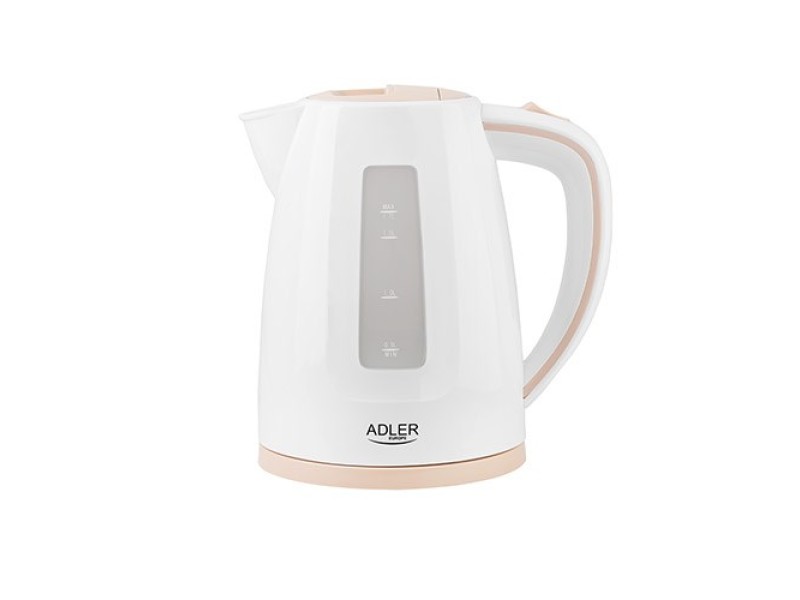 Adler AD 1264 electric kettle 1.7 L 2200 W Hazelnut, White AD 1264 – Adler Електрически чайници