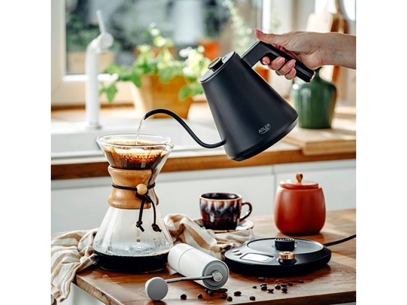 Adler AD 1349 Electric kettle with long spout 1.0L Black AD 1349 – Adler Електрически чайници
