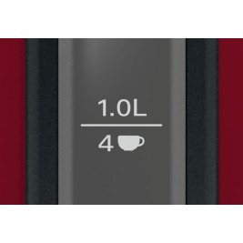 Bosch TWK3P424 electric kettle 1.7 L 2400 W Grey, Red