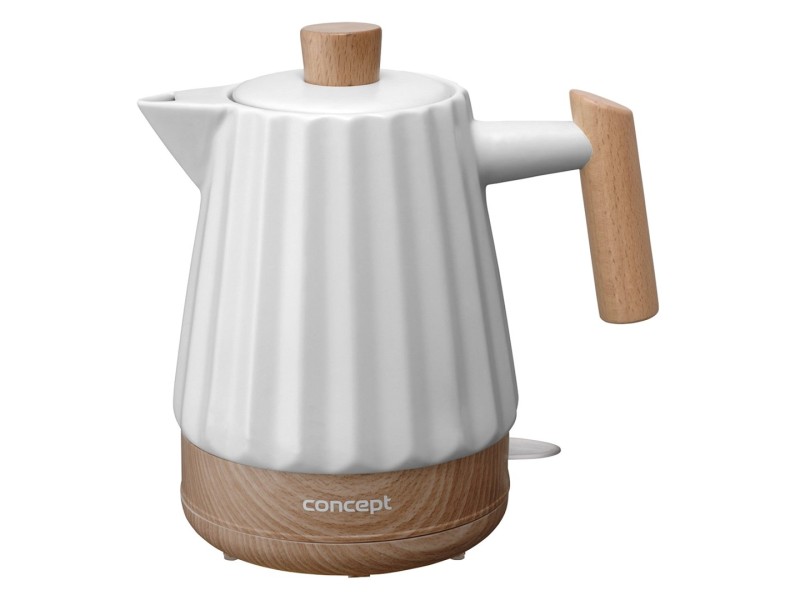 Concept RK0090 Ceramic electric kettle 1.5 l White RK0090 – CONCEPT Електрически чайници