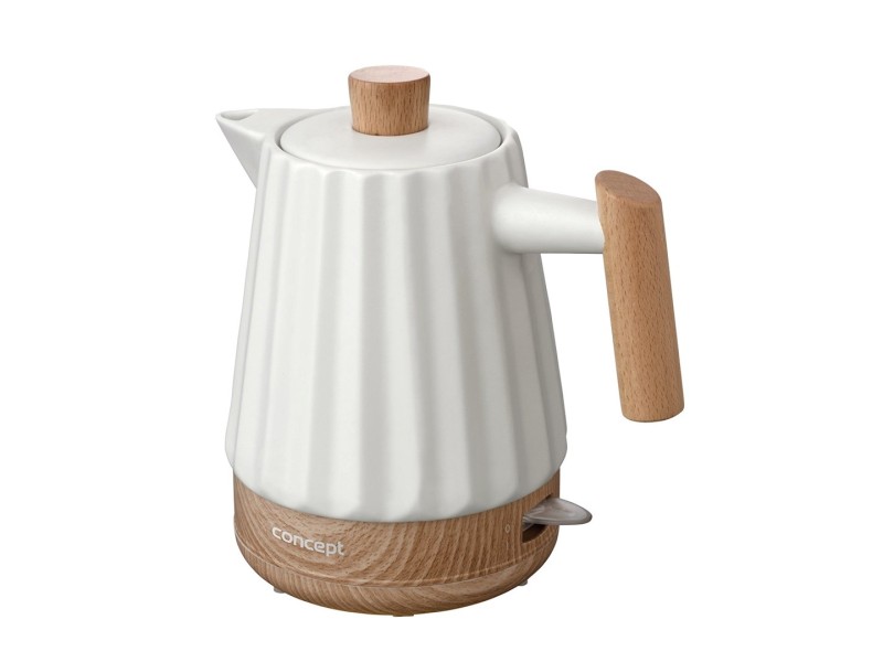 Concept RK0090 Ceramic electric kettle 1.5 l White RK0090 – CONCEPT Електрически чайници