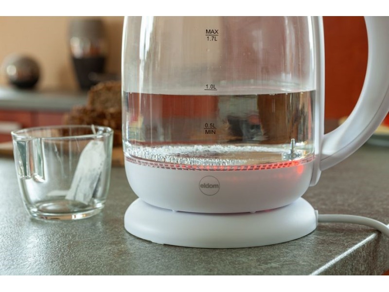 ELDOM C510B Lumi electric kettle 1.7 L 2200 W White C510B – ELDOM Електрически чайници