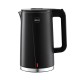 ELDOM NEEV kettle, capacity 1.7 l, power 2200 W, steel center, black C290C – PROMIS Електрически чайници