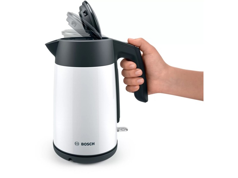 Electric kettle Bosch TWK 7L461, 2400 W, 1.7 l White TWK7L461 – BOSCH Електрически чайници