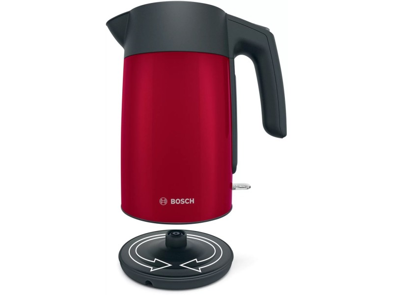 Electric kettle Bosch TWK 7L464, 2400 W, 1.7 l Red TWK7L464a – BOSCH Електрически чайници