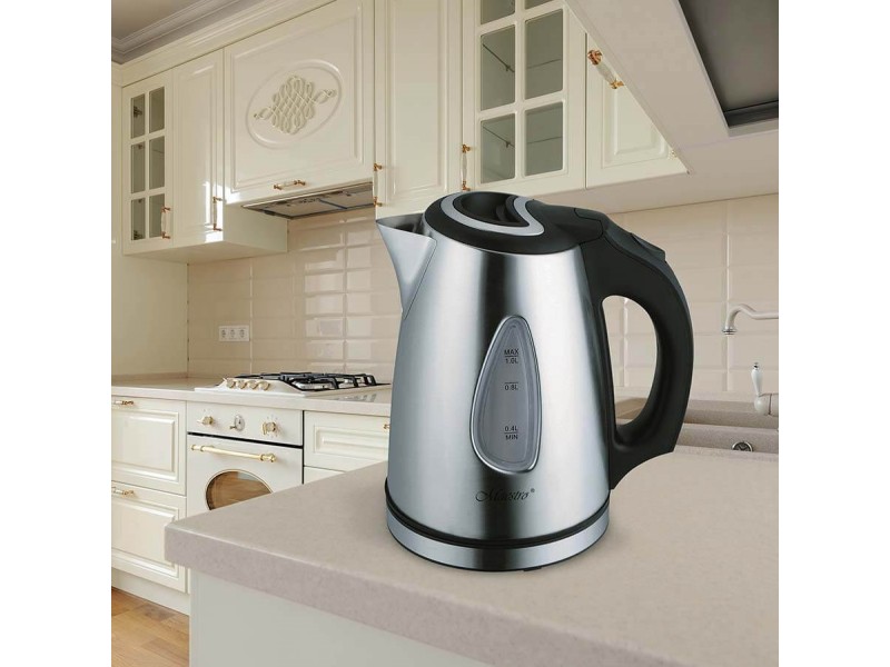 Electric kettle MAESTRO MR-029NEW 1l Stainless steel 1600 W MR-029New – Maestro Електрически чайници