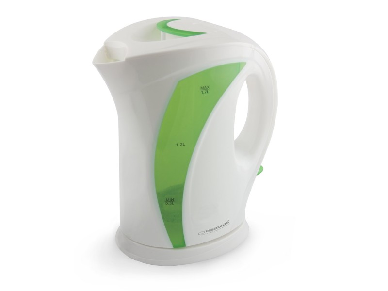 Esperanza EKK018G Electric kettle 1.7 L, White / Green EKK018G – Esperanza Електрически чайници