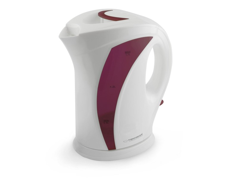 Esperanza EKK018R Electric kettle 1.7 L, White / Red EKK018R – Esperanza Електрически чайници