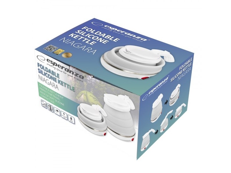 Esperanza EKK023 electric kettle 0.5 L White 750 W EKK023 – Esperanza Електрически чайници
