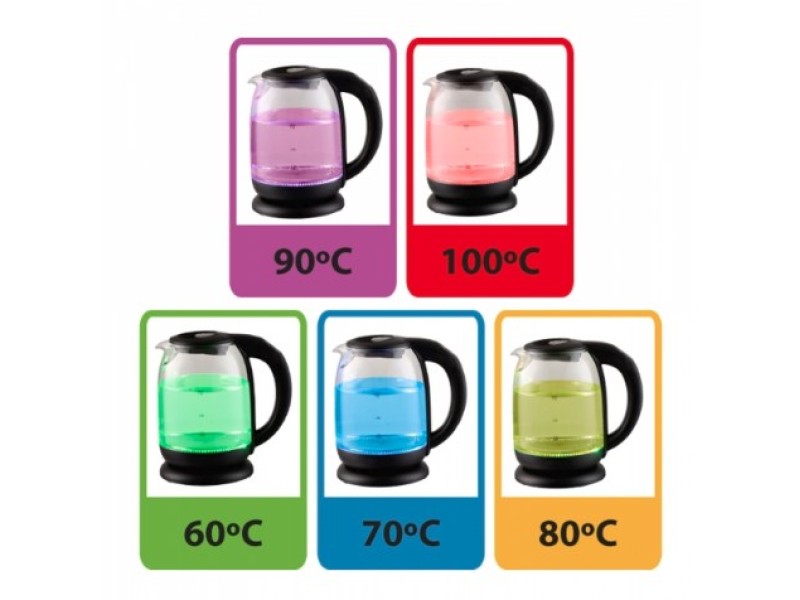 Esperanza EKK027 electric kettle 1.7 L Black,Transparent 2200 W EKK027 – Esperanza Електрически чайници