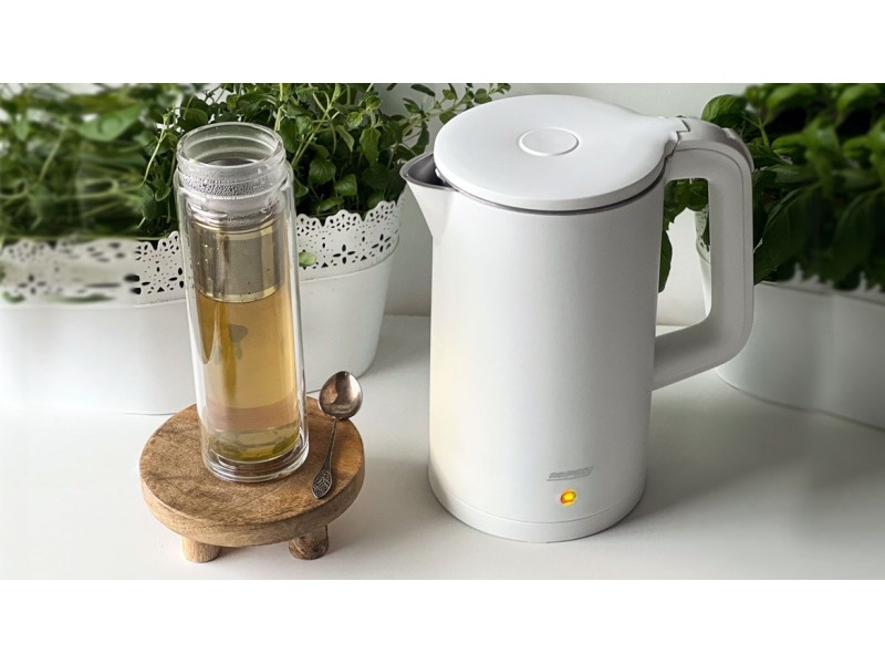 MPM Cordless kettle MCZ-105, white, 1.7 l 5903151019677 – MPM Електрически чайници