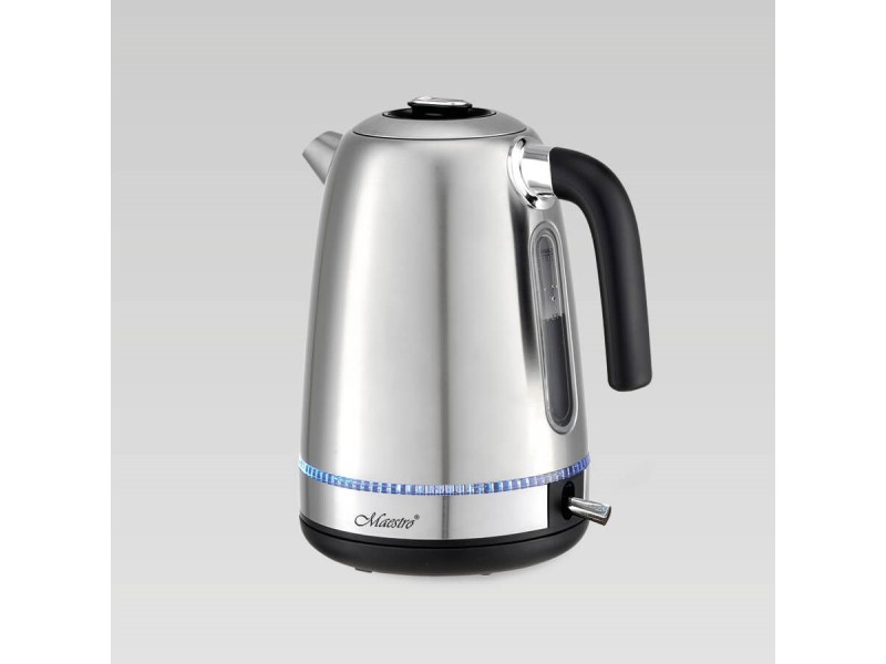 Maestro MR-050 Electric kettle with lighting, silver 1.7 L MR-050 – Maestro Електрически чайници