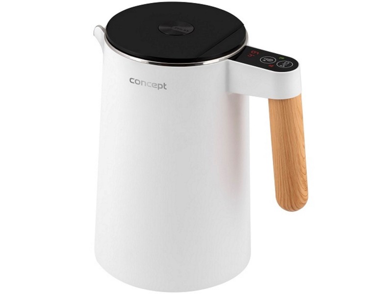 Stainless Steel Kettle White 1.5 l Salt & Pepper Concept RK3300 RK-3300 – CONCEPT Електрически чайници