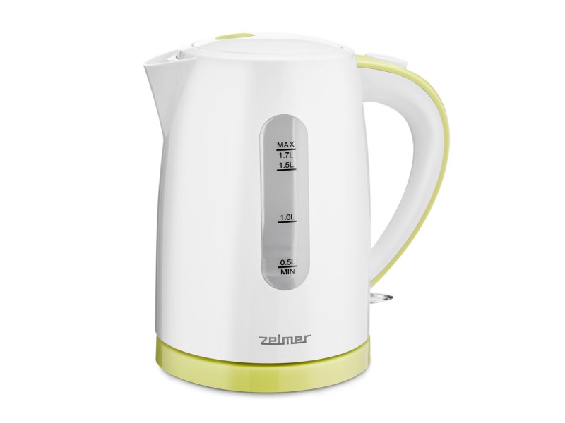 Zelmer ZCK7616L electric kettle 1.7 L 2200 W White, Yellow ZCK7616L – Zelmer Електрически чайници