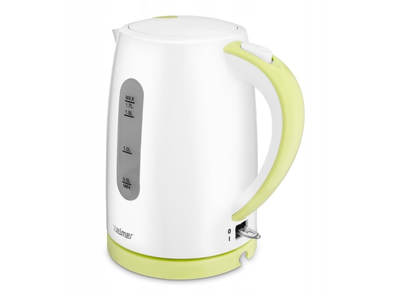 Zelmer ZCK7616L electric kettle 1.7 L 2200 W White, Yellow ZCK7616L – Zelmer Електрически чайници