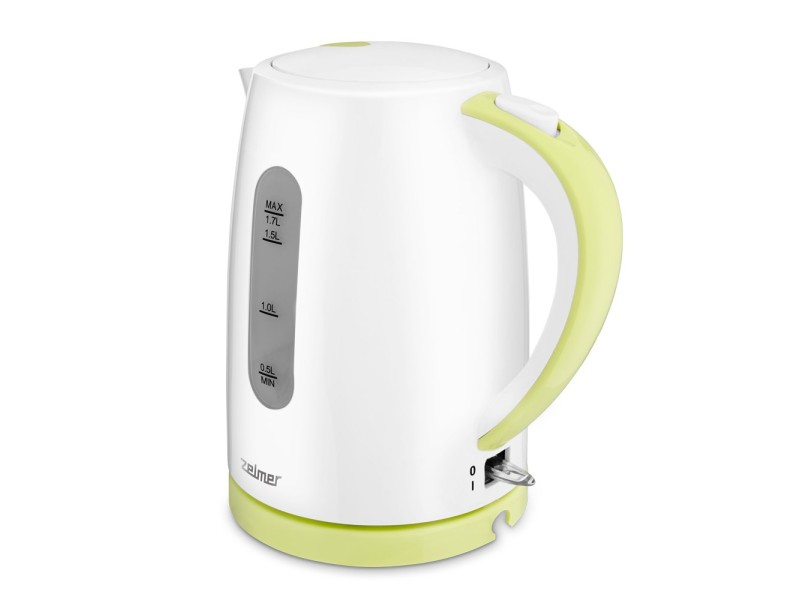 Zelmer ZCK7616L electric kettle 1.7 L 2200 W White, Yellow ZCK7616L – Zelmer Електрически чайници