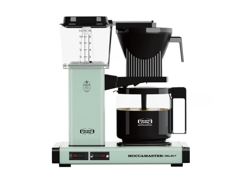 Drip coffee maker MOCCAMASTER KBG Select - Pastel Green 1,25 l Green AGDMCMEXP0051 – MOCCAMASTER Еспресо машини