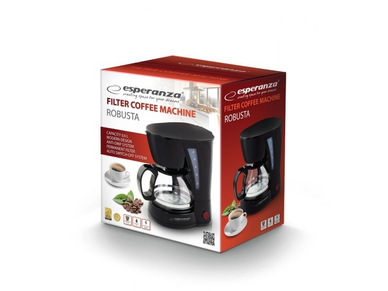 Esperanza EKC006 coffee maker Drip coffee maker 0.6 L EKC006 – Esperanza Еспресо машини