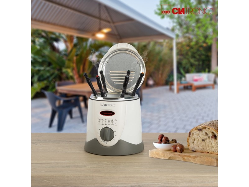 Clatronic FFR 2916 Single 1 L Stand-alone 900 W Deep fryer Grey, White FFR 2916 – Clatronic Фритюрници
