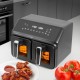 Double fat-free fryer, 2200 W, capacity 8 l, LED display FR210 dualcrisp – ELDOM Фритюрници