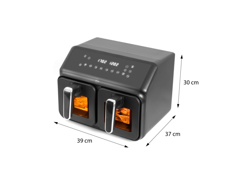 Double fat-free fryer, 2200 W, capacity 8 l, LED display FR210 dualcrisp – ELDOM Фритюрници
