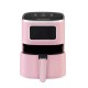 Heinrich‘’s HFR 8216 Hot air fryer 5.0 l 1450 W Pink HFR 8216 RÓŻOWA – HEINRICHS Фритюрници