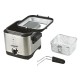 Mesko Home MS 4910 fryer Single 1.5 L Stand-alone 900 W Deep fryer Black, Satin steel MS 4910 – MESKO Фритюрници