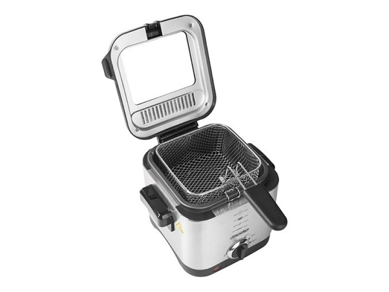 Mesko Home MS 4910 fryer Single 1.5 L Stand-alone 900 W Deep fryer Black, Satin steel MS 4910 – MESKO Фритюрници