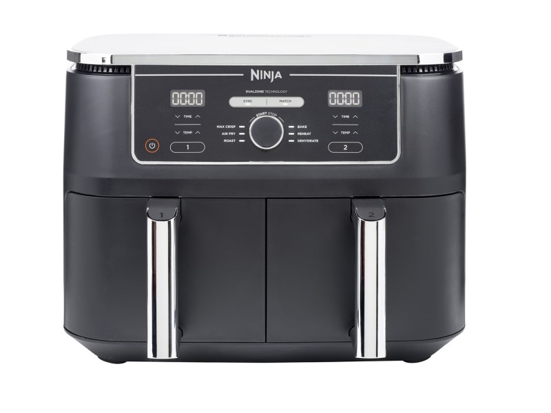 Ninja AF400EU fryer Double 9.5 L Stand-alone 2470 W Hot air fryer Black AF400EU – NINJA Фритюрници