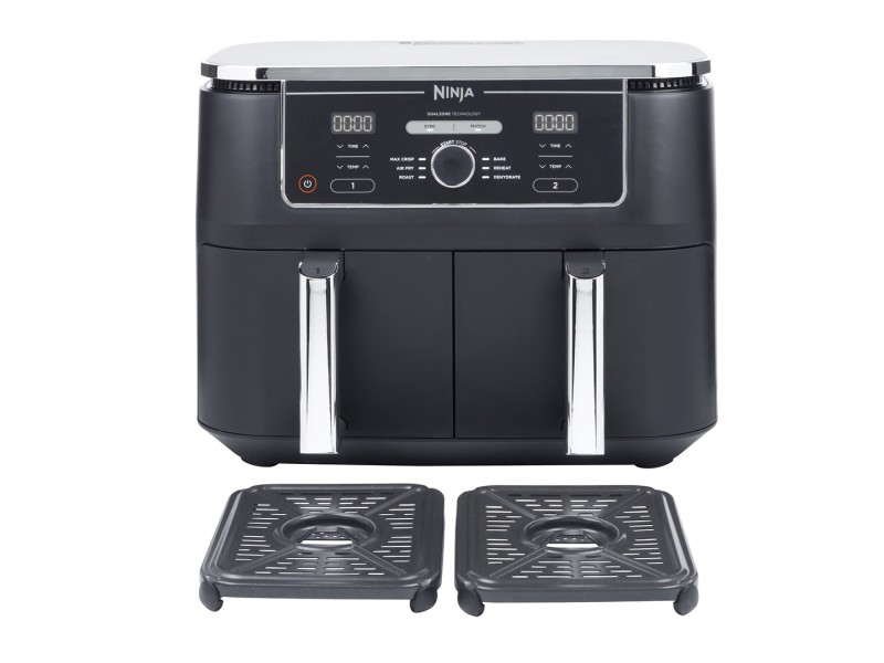 Ninja AF400EU fryer Double 9.5 L Stand-alone 2470 W Hot air fryer Black AF400EU – NINJA Фритюрници