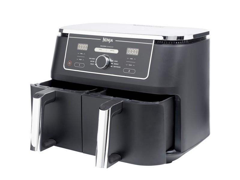 Ninja AF400EU fryer Double 9.5 L Stand-alone 2470 W Hot air fryer Black AF400EU – NINJA Фритюрници