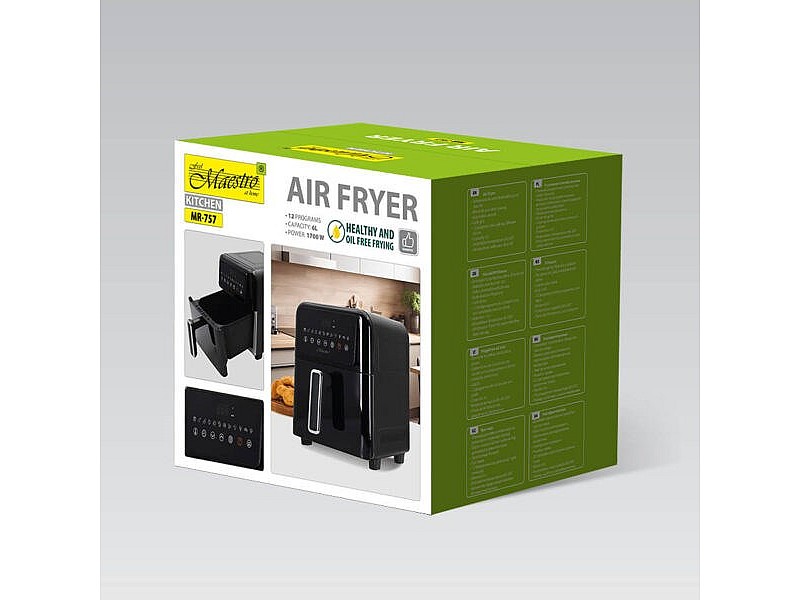 Non-fat fryer MR-757 Black MR-757 – Maestro Фритюрници
