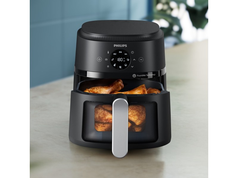 Philips 2000 series NA221/00 fryer Single 4.2 L Stand-alone 1500 W Hot air fryer Black, Silver Philips 2000 series NA221/00 fryer Single 4.2 L Stand-alone 1500 W Hot air fryer Black, Silver NA221/00 – Philips Фритюрници