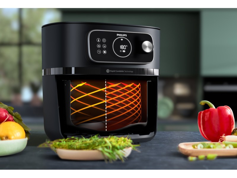 Philips 7000 series HD9876/90 fryer Single 8.3 L Stand-alone 2200 W Hot air fryer Black HD9876/90 – Philips Фритюрници
