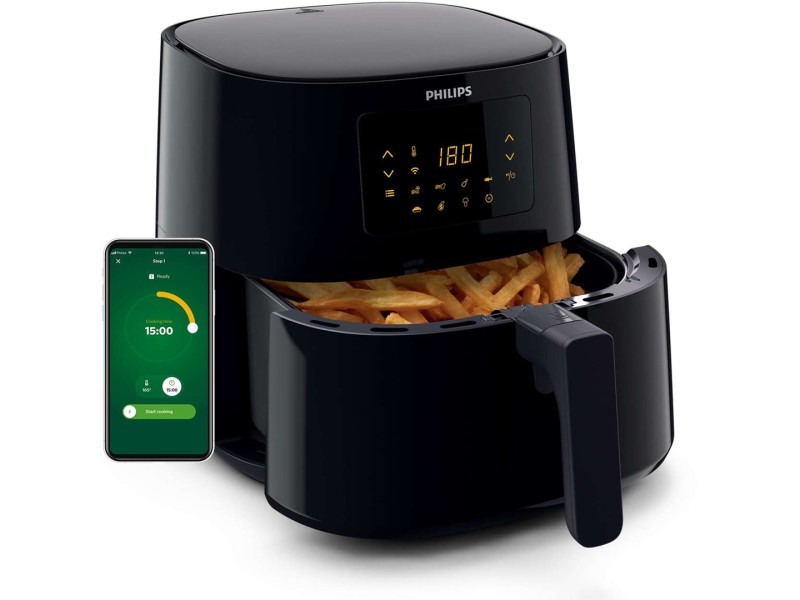 Philips Essential HD9280/70 fryer Single 6.2 L 2000 W Deep fryer Black, Silver HD9280/70 – Philips Фритюрници