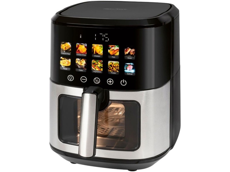 ProfiCook PC-FR 1286 H fryer Single 6.5 L Stand-alone 1700 W Hot air fryer Black, Stainless steel PC-FR 1286 H – PROFICOOK Фритюрници