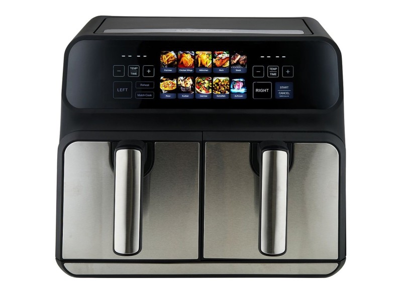 ProfiCook PC-FR 1287 H Double 8 L Stand-alone 2200 W Hot air fryer Black, Stainless steel PC-FR 1287 – PROFICOOK Фритюрници