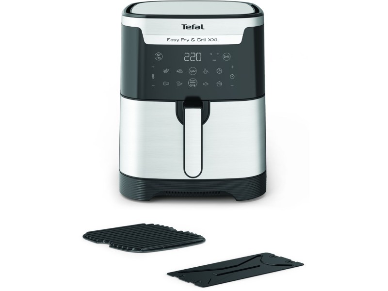 TEFAL Easy Fry & Grill EY801D 6.5 L Stand-alone 1650 W Hot air fryer Stainless steel EY801D15 – Tefal Фритюрници