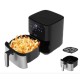 Taurus AF1450XD Single 5 L Stand-alone 1450 W Hot air fryer Black, Stainless steel AGDTAUFRY0009 – taurus Фритюрници